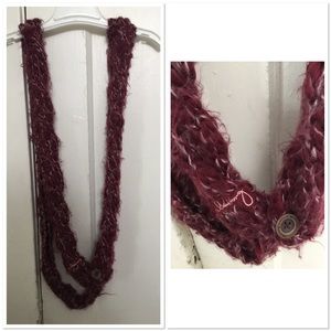 Billabong burgundy circle scarf 🧣